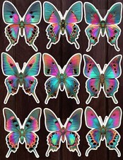 Butterfly Die Cut Vinyl Stickers Set Scrapbooking Laptop Water Bottle