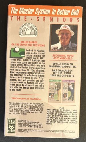 Master System To Better Golf: The Seniors: Miller Barber Driver The Wedge Sealed - Picture 2 of 2