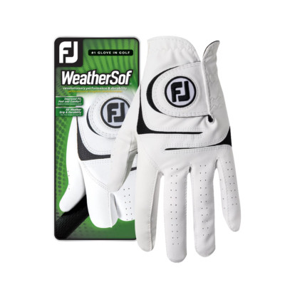 Footjoy Weathersof Men Golf Glove - Multiple Sizes  - White or Black - BRAND NEW