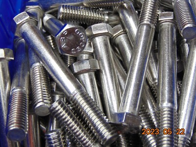 Bulloni A Vite A Testa Esagonale In Acciaio Al Carbonio 1/4 Pollici, 20