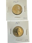1 - 1963 Washington Quarter BU Uncirculated Mint State 90% Silver 25c US Coin