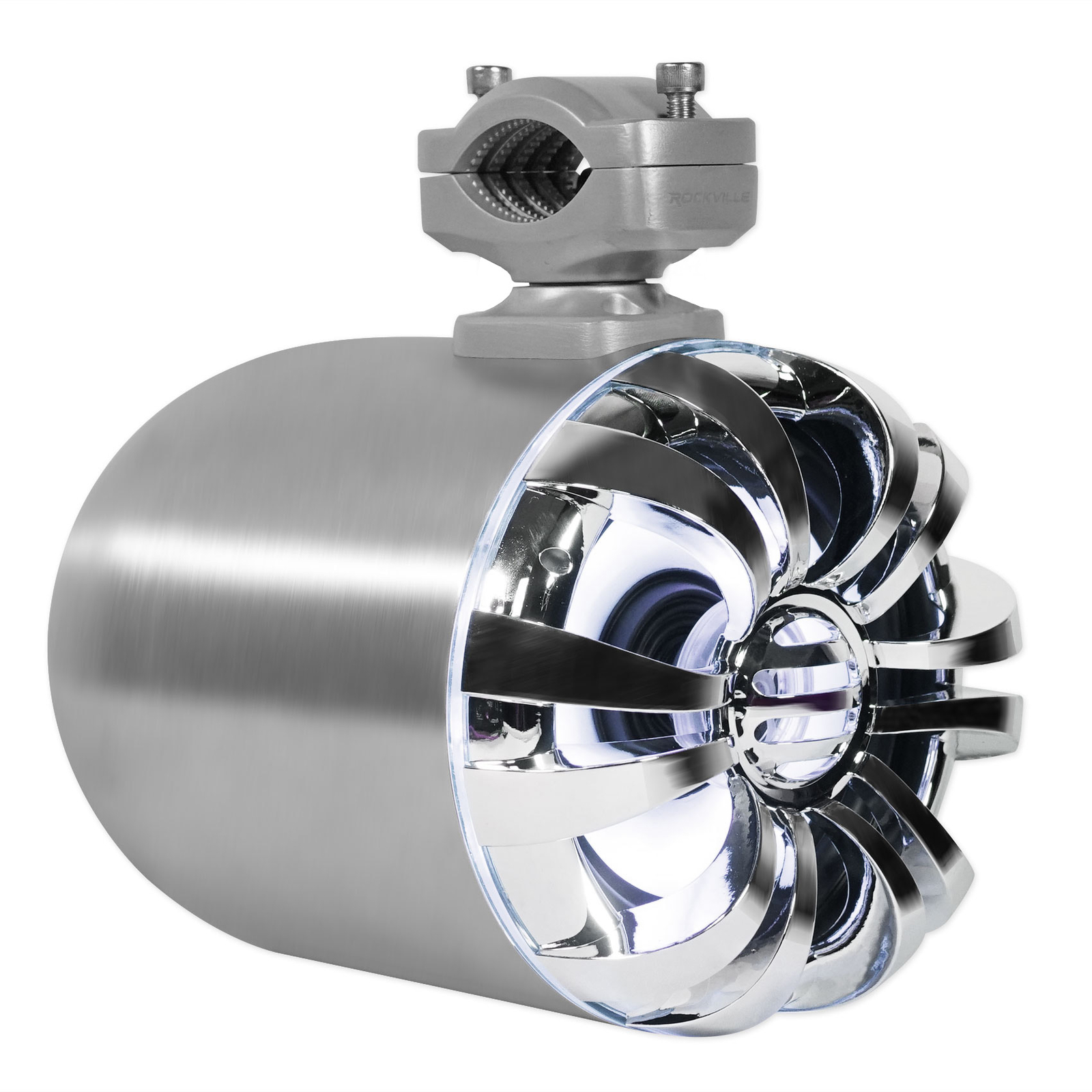 4 Поворотные металлические динамики для морского вейкборда Rockville 65 LED Усилитель Комплект усилителей