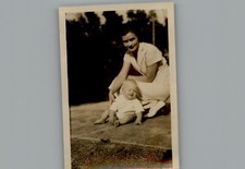 Antique 1940's Laughing the day Away Black & White Photography Photo