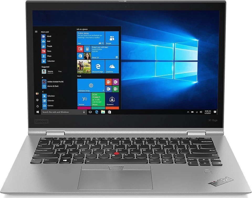 Lenovo ThinkPad X1 Yoga G3 i7-8550U 14" 16 GB FHD Webcam Touchscreen Win Pro DE - Bild 2 von 3