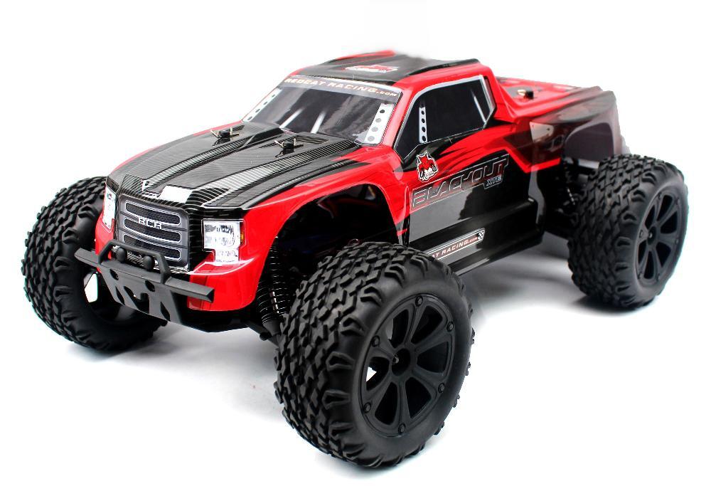 NEW Redcat Racing Blackout Xte 1/10 Scale Electric Monster Truck Red Truck