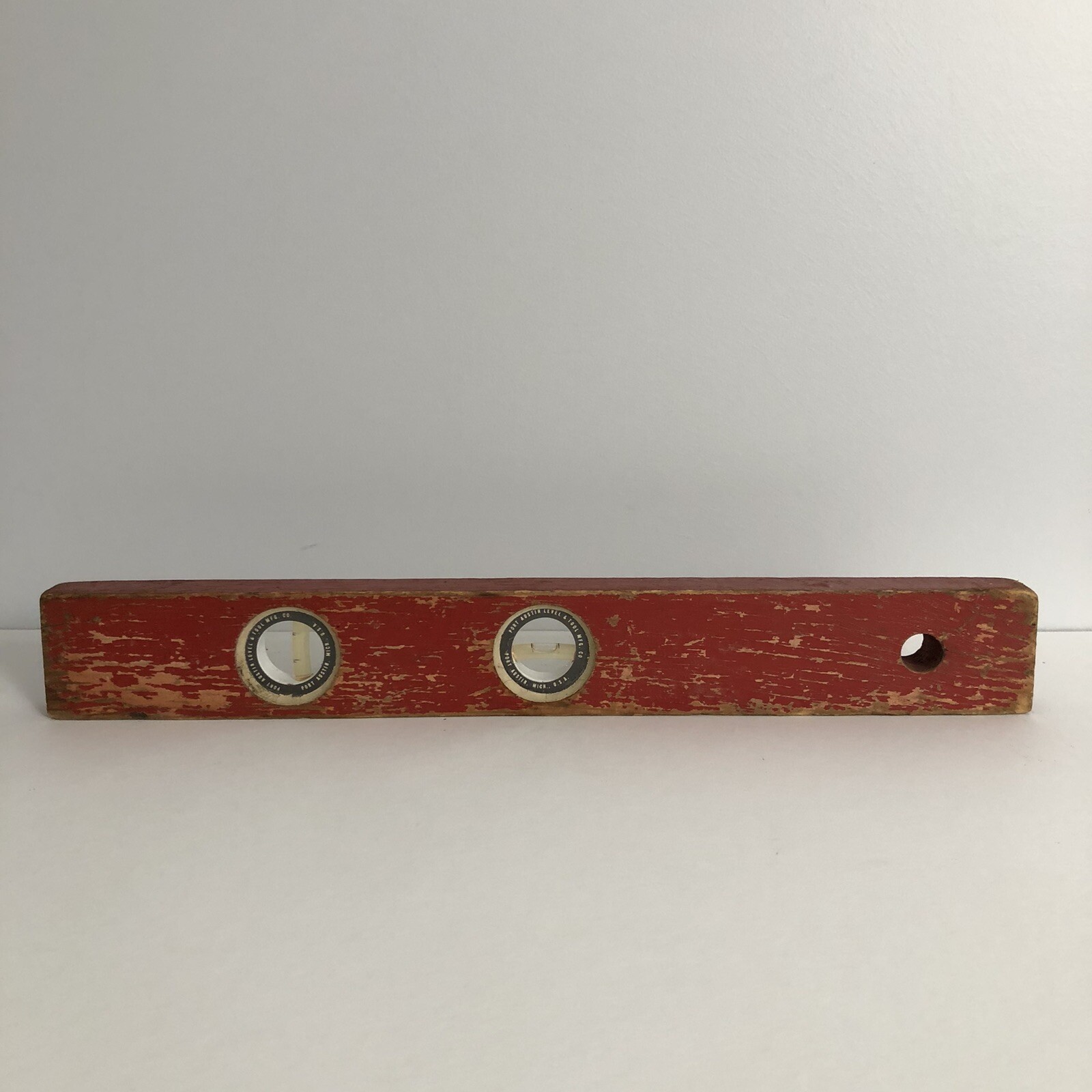 Red Rare Vintage, Port Austin Level & Tool MFG Co., 18” Wood Level ...