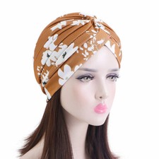 Indian Turban Muslim Women Hijab Beanie Bonnet Hair Loss Chemo Cap Hat Headwear