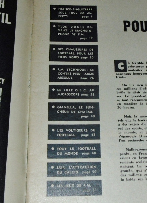 page POSTER )) équipe LILLE LOSC 1963/64
