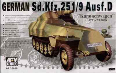 AFV Club 1/35 SDKFZ 251D/9 HALFTRACK w/75mm GUN AF35068