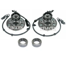 Front and Rear Wheel Bearings & Hubs Kit Timken For Colorado Canyon i-290 RWD