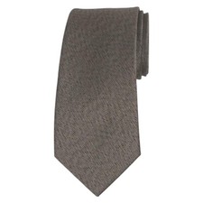 BAR III Mens Slim Tie Taupe Woven Cobble Solid 2.5 Skinny Dress Fashion Necktie