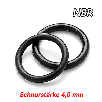 O-Ringe Dichtringe Dichtungsringe 12 - 450 mm / Schnurstärke 4,0 mm / NBR 70