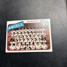 #214 Jim Fregosi California angels team Checklist￼     1980 Topps Cb20-2