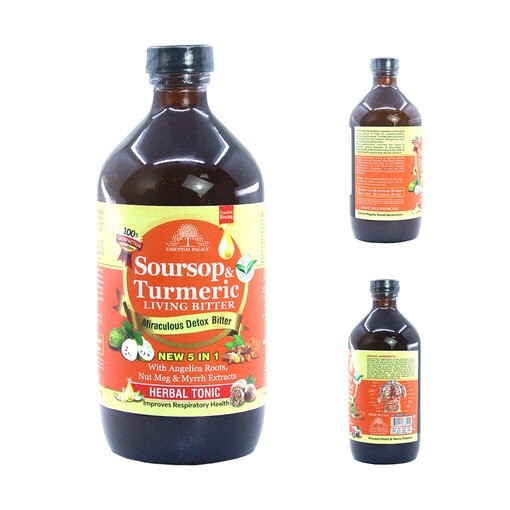 Soursop & Turmeric Living Bitters (African Bitters) 16 oz
