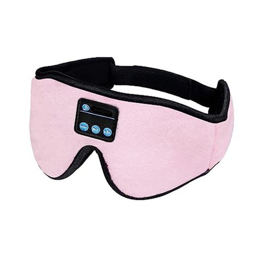 Masque Yeux Stéréo Sans Fil Bluetooth 5.0 Casque Écouteur Sommeil Masque Musique 3D !! - Photo 15 sur 15