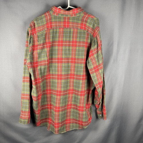 Vintage LL Bean Plaid Flannel Shirt Mens Large Button Down Grunge 90s Made USA by L.L. Bean, Size L, $24.99 - Photo 2