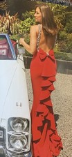 Pia Michi Special Occasion/Prom Gown Size 8 Red