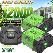 for EGO Power BA6720T-2 56 Volt 12 Ah Battery Upgraded Fuel Gauge /Charger