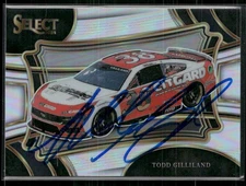Todd Gilliland Signed 2024 Select Pit Road Silver Prizm IP Auto #134