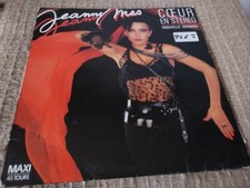 Jeanne Mas – Cœur en Stéréo (Nouvelle Version) Maxi 45T 1985 – Vinyle Rare