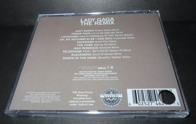 LADY GAGA THE REMIX-Very Rare PROMOTIONAL CD w/ Chew Fu, Glam As