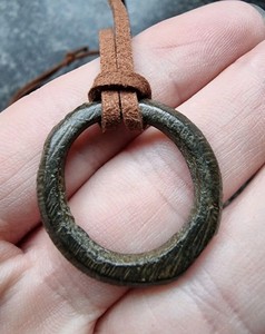 Celtic Ring Money Necklace Proto Currency (800-50BC) Antique Detecting Find (2)
