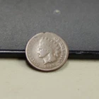 1865 US Indian Cent 1c G Rim Nick