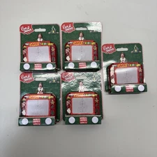 5 Pocket Mini BUDDY THE ELF Etch A Sketch Christmas Edition Drawing Toy - NIP