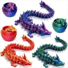 3D-gedruckter Drache im Ei, voll beweglicher ...