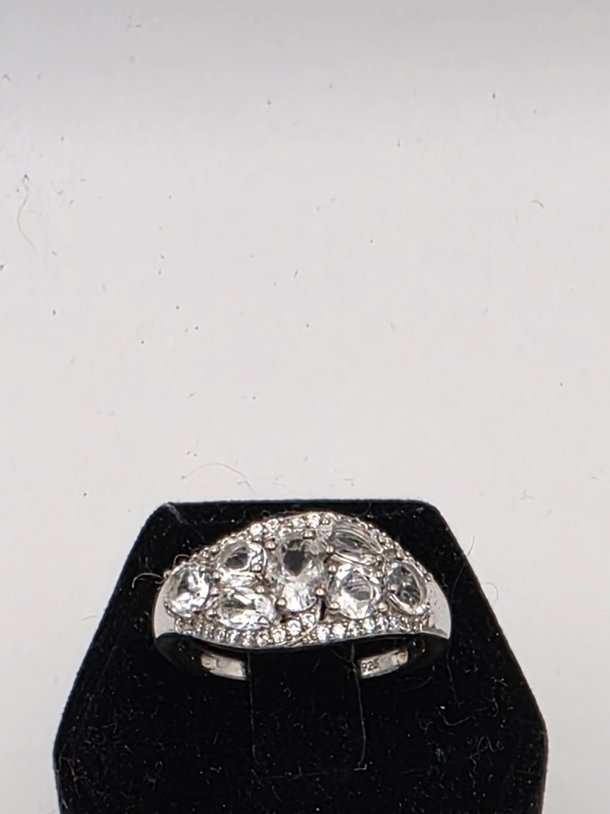 D'Joy Sterling Silver Statement Ring With Multipl… - image 1