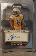 2023 Panini Prizm Draft Picks - Saturday Star Signatures Keion White #SSS-KWH 
