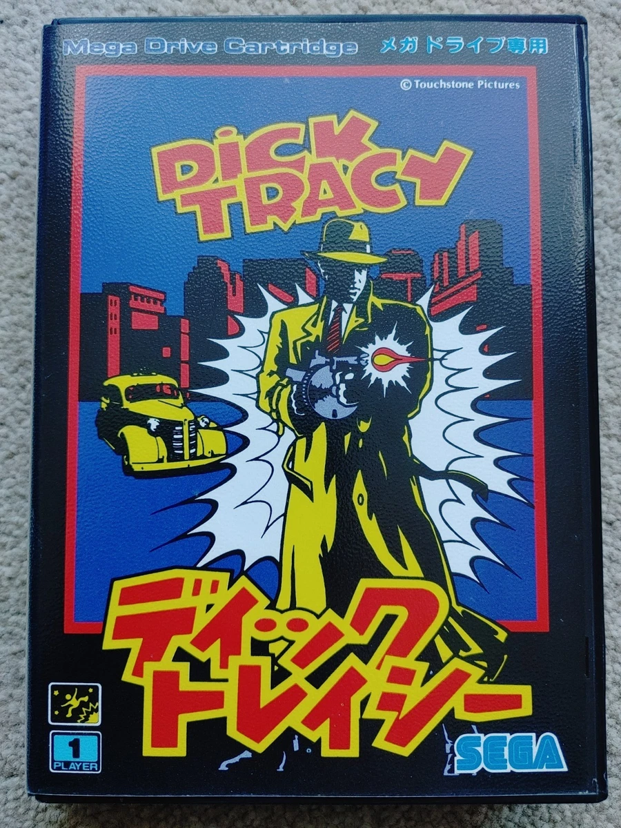 Original Sega Genesis - Dick Tracy Mega Drive - Jogos de Vídeo Game