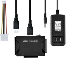 USB 3.0 to IDE/SATA Converter Adapter Kit For 2.5"/3.5" SATA/IDE/SSD Hard Drive