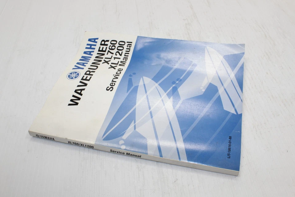 Yamaha Waverunner XL760 XL1200 2000 OEM MANUAL DE SERVICIO LIBRO ILUMINADO-18616-01-88 Foto 4 de 4