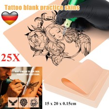 25Stück Tattoo Übungshaut