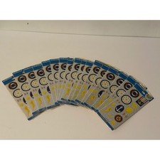 Hallmark Stickeroni Nautical Glitter Stickers Lot 17 Anchor Seahorse Ship 90s