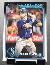 2024 Topps #286 Cade Marlowe RC MARINERS Rookie baseball card⚾️NM/MT