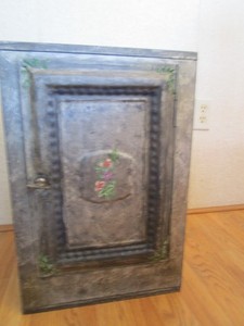 Antique Tin Bread Box-Pie Safe 