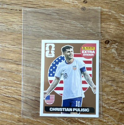 Panini FIFA Extra EXTRA Sticker Christian Pulisic USA Fußball Trading Card