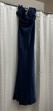 Long GOWN Formal Dress BCBG MAXAZRIA Waist CUTOUT Prom Cocktail Wedding SIZE 0