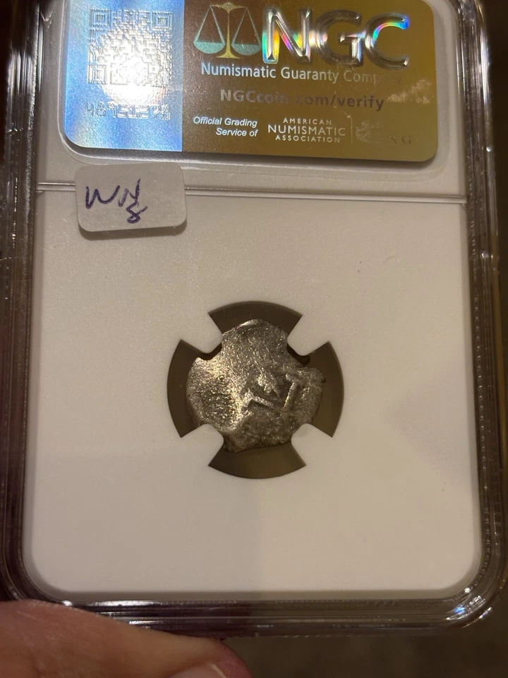 1667-1747 Bolivia 1/2 Real NGC Very Good Details  Cob Charles II or Philip V - Image 2 of 2