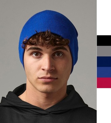 Beechfield: Recycled Original Pull-On Beanie Doppellagiger Strick 5 FarbenB44R