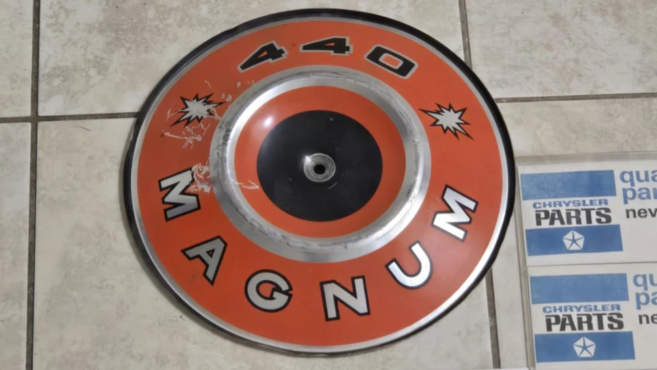 1969 1970 1971 Orange PIE TIN 440 MAGNUM Dodge Charger R/T Coronet R/T Super Bee - Image 2 of 4