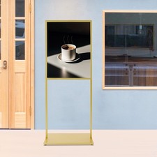 Poster Holder Stand, Pedestal Sign Stand, Rectangular Heavy Duty Poster Display