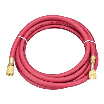 Charging Hose Tube 3.0M Length 1/4SAE Thread 600Psi for AC Refrigeration Red