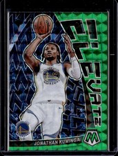 2022-23 Panini Mosaic #14 Jonathan Kuminga Elevate Mosaic Green