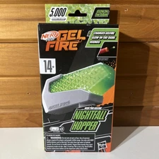 Nerf Pro Gelfire Nightfall Hopper & 5000 Glow in The Dark Dehydrated Rounds P...