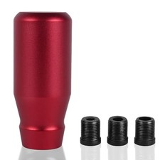 80mm/3.15" Car Shift Knob, Aluminum Weighted Automotive Gear Shift Manual Red