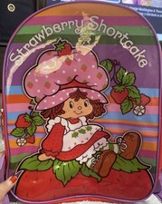 Strawberry Shortcake, Medium Sized Backpack. Vibrant Colors