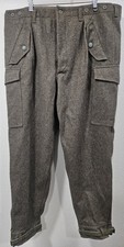 Vintage 1961 Swedish Military Wool Pants Men's 42